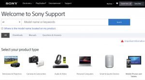 sony tv software downloading site 