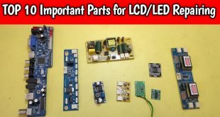 important parts for lcd led tv repairing