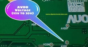 What is AVDD Voltage in tv panel
