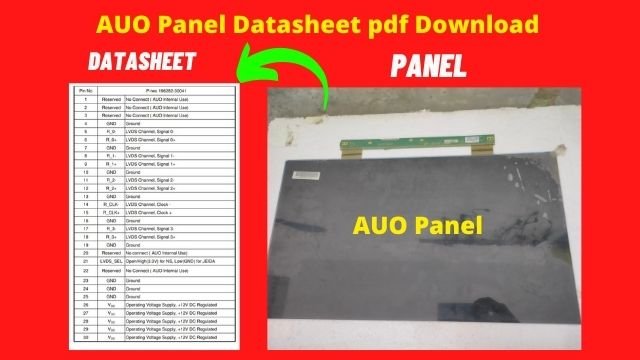 AUO Panel Datasheet Download