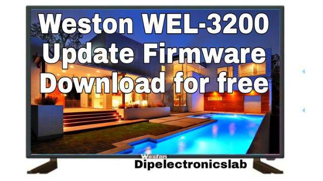Weston WEL-3200 Update Firmware