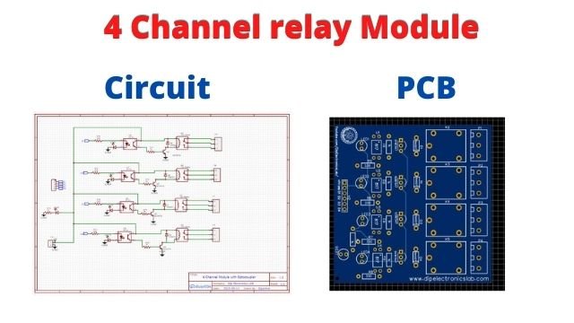 Relay Module circuit and PCB