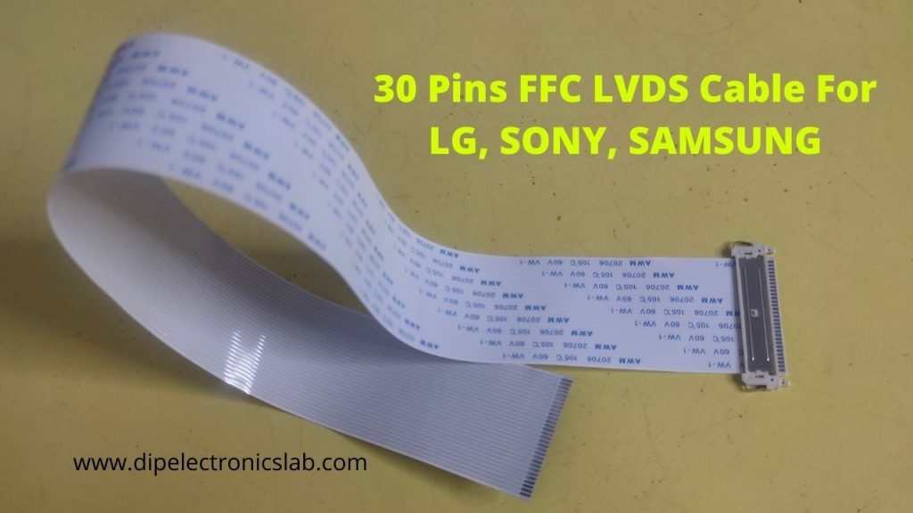 30 Pins SONY, SAMSUNG, LG Original FFC LVDS Cable