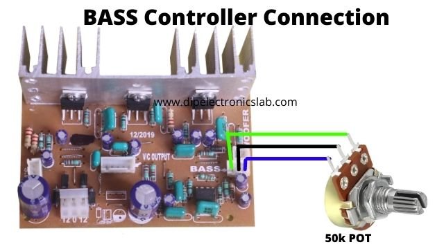 tda2030 bass controller connection