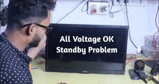 led tv standby problem but all voltage ok