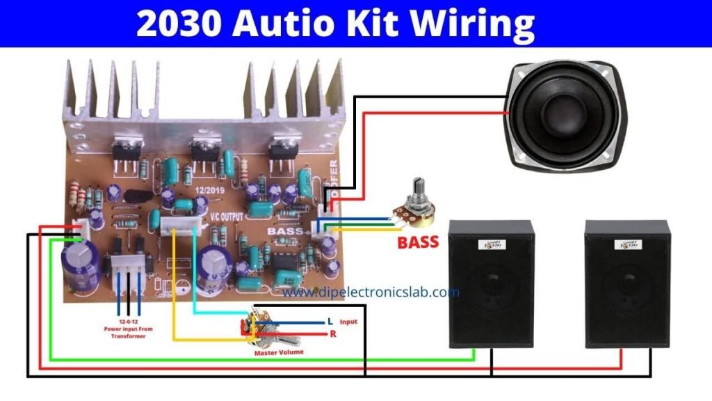 TDA2030 Audio Kit Wiring Full Details Step by Step