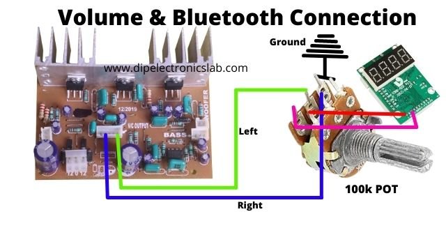 tda2030 volume and Bluetooth connection