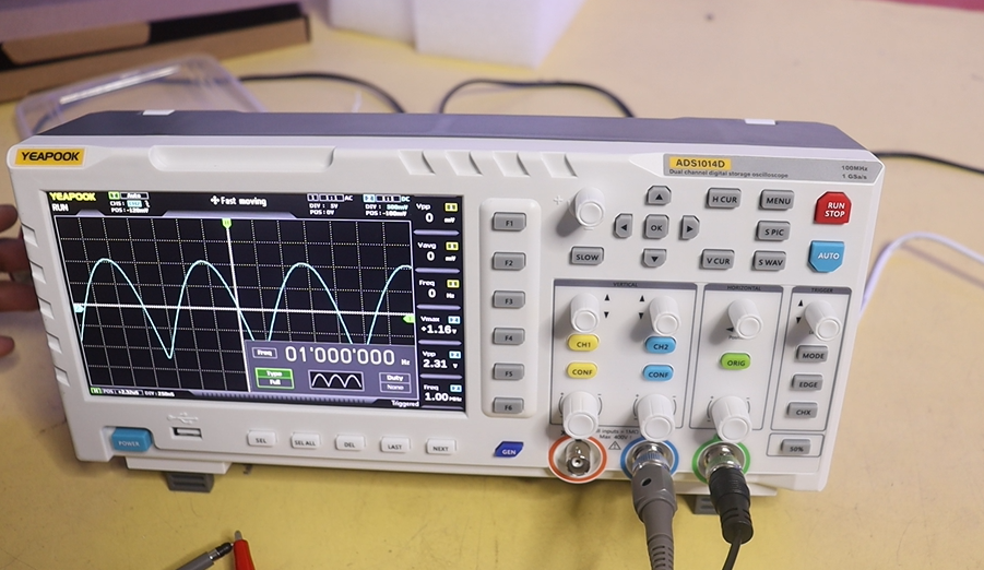 Low-cost Best Oscilloscope for Repairing Work YEAPOOK ADS1014D
