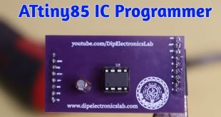 attiny85 ic chip programmer making process