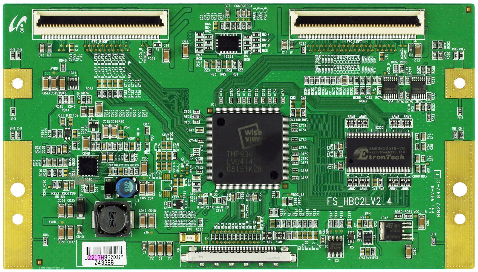 FS_HBC2L T-CON Voltage Data - Dip Electronics LAB