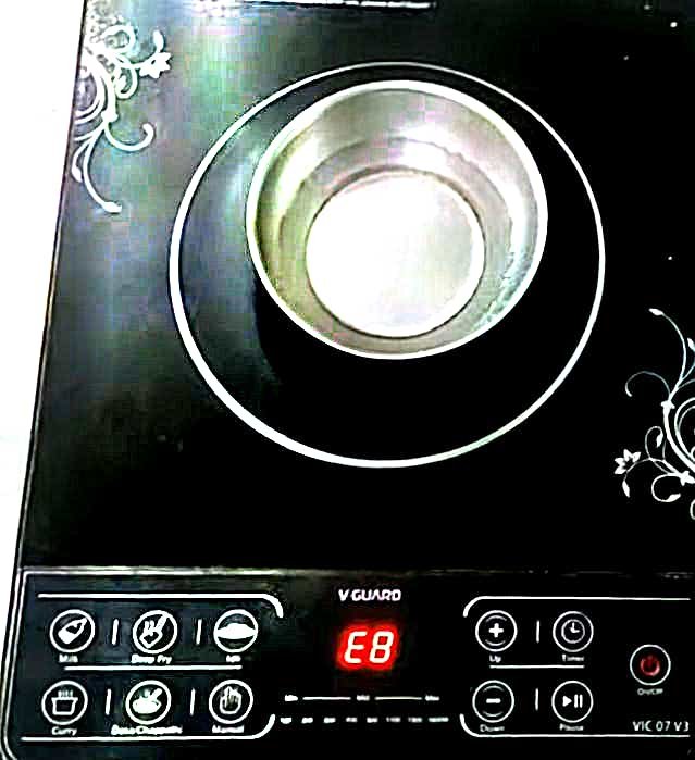 Common Causes and step to fix E8 Error Code in induction cooker